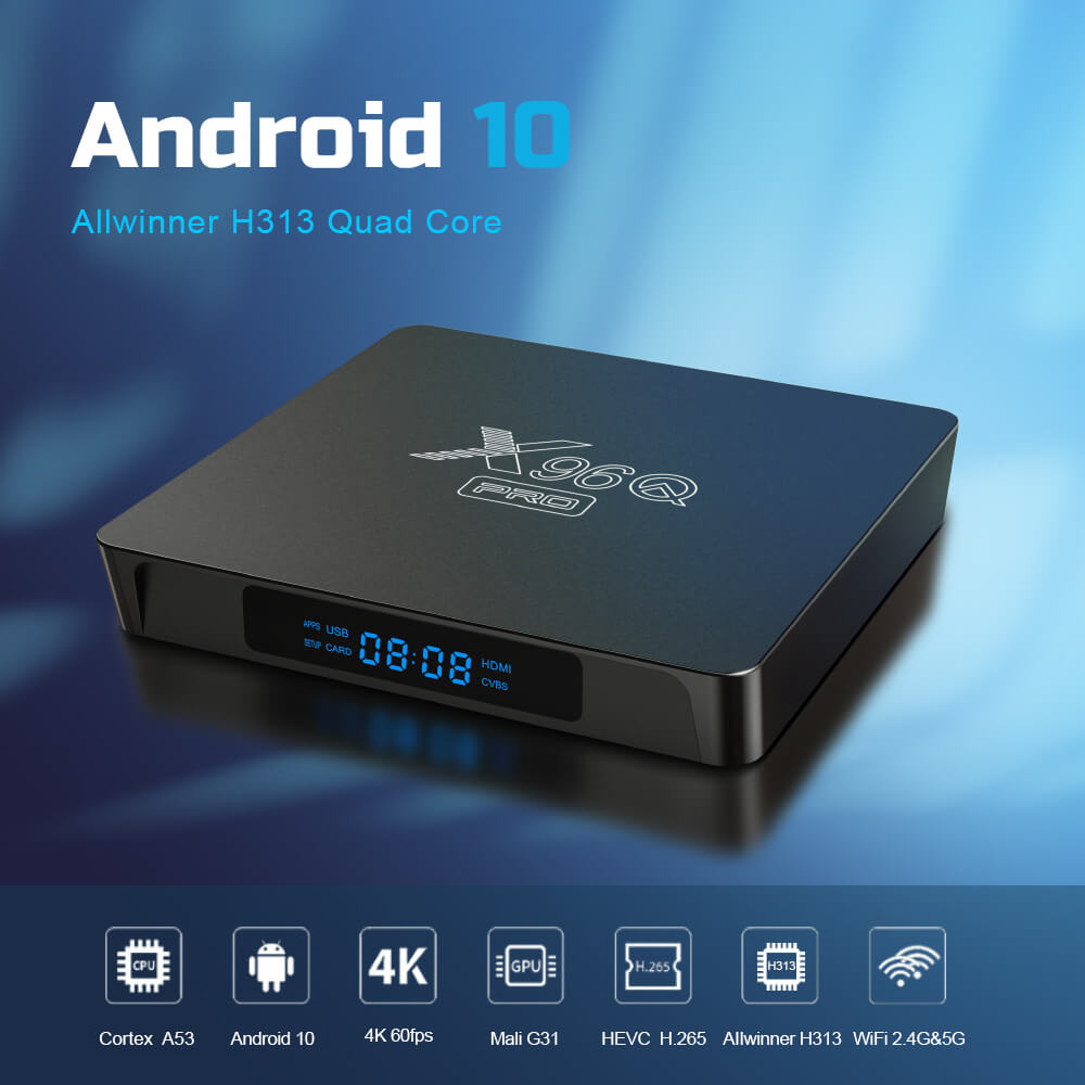 X96Q Pro Allwinner H313 android tv box: The China Manufacturer Entertainment Masterpiece