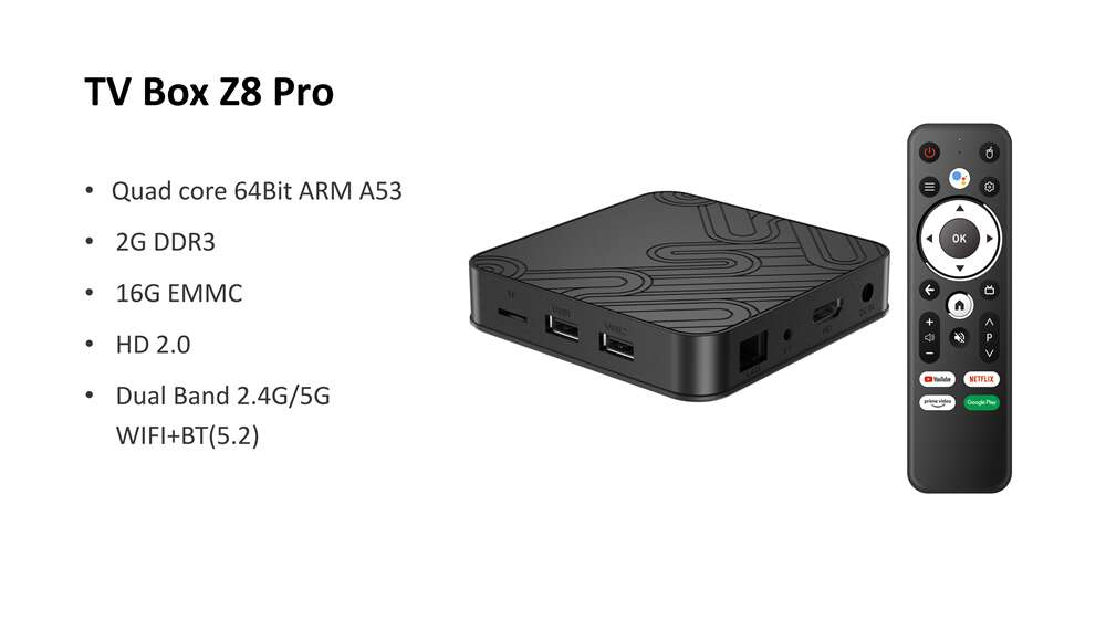 Unleash Power with Z8 pro Allwinner H618 streaming player